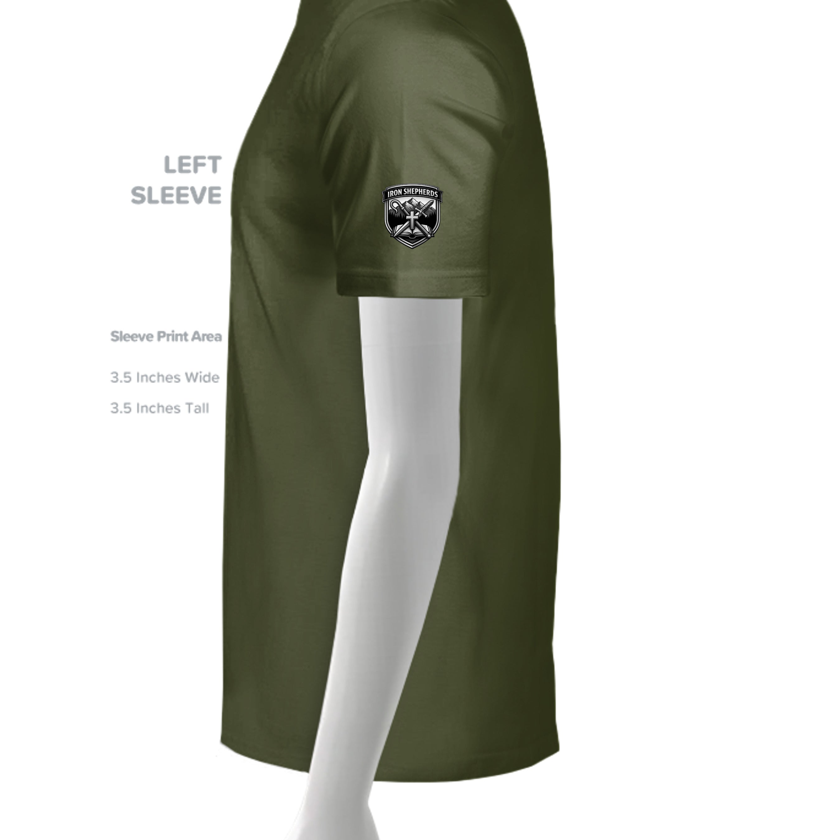 MILITARY GREEN - G500 - SLEEVE_LEFT
