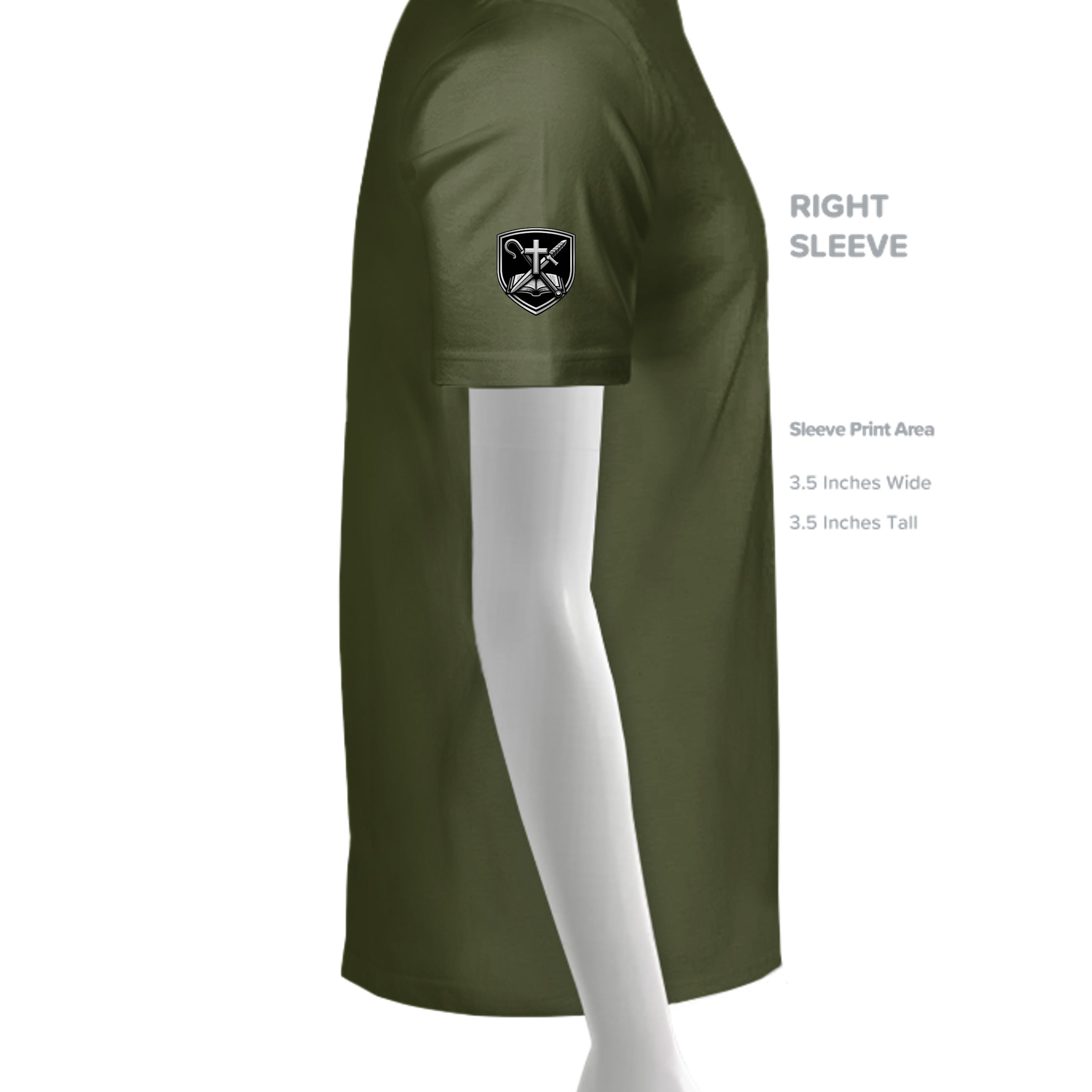 MILITARY GREEN - G500 - SLEEVE_RIGHT